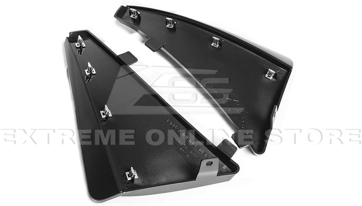 Carbon Flash Metallic Front & Rear Side Splash Guards Mud Flap Pair for Chevrolet Corvette C8 M192350