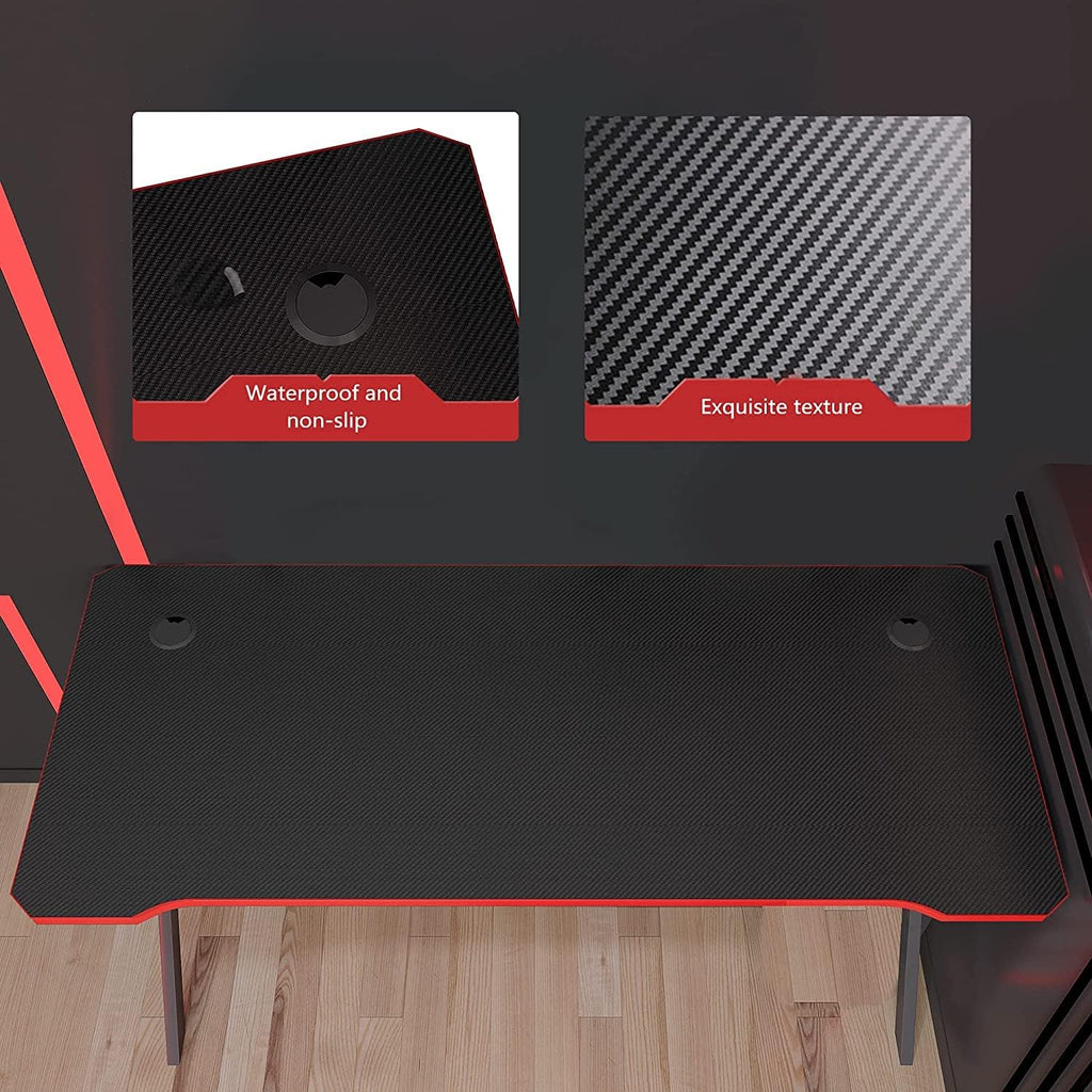 Carbon Fiber Surface Gaming Desk D99145
