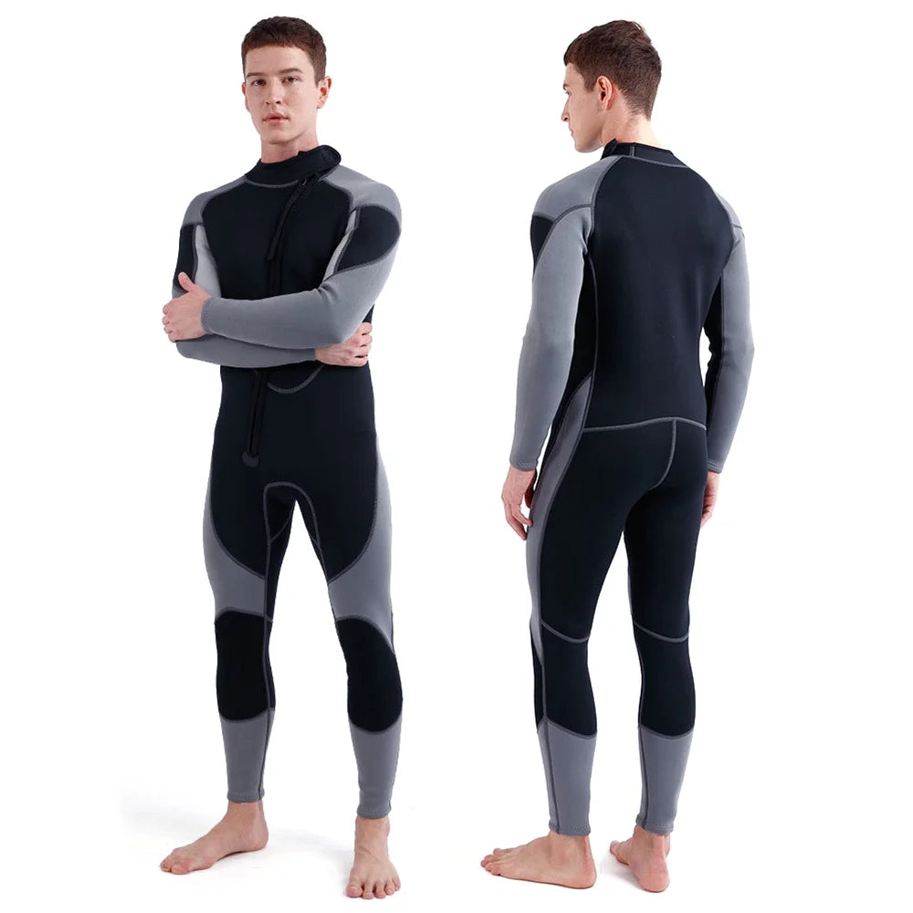 3mm Neoprene Front Zip Full Body Diving Wetsuit C295