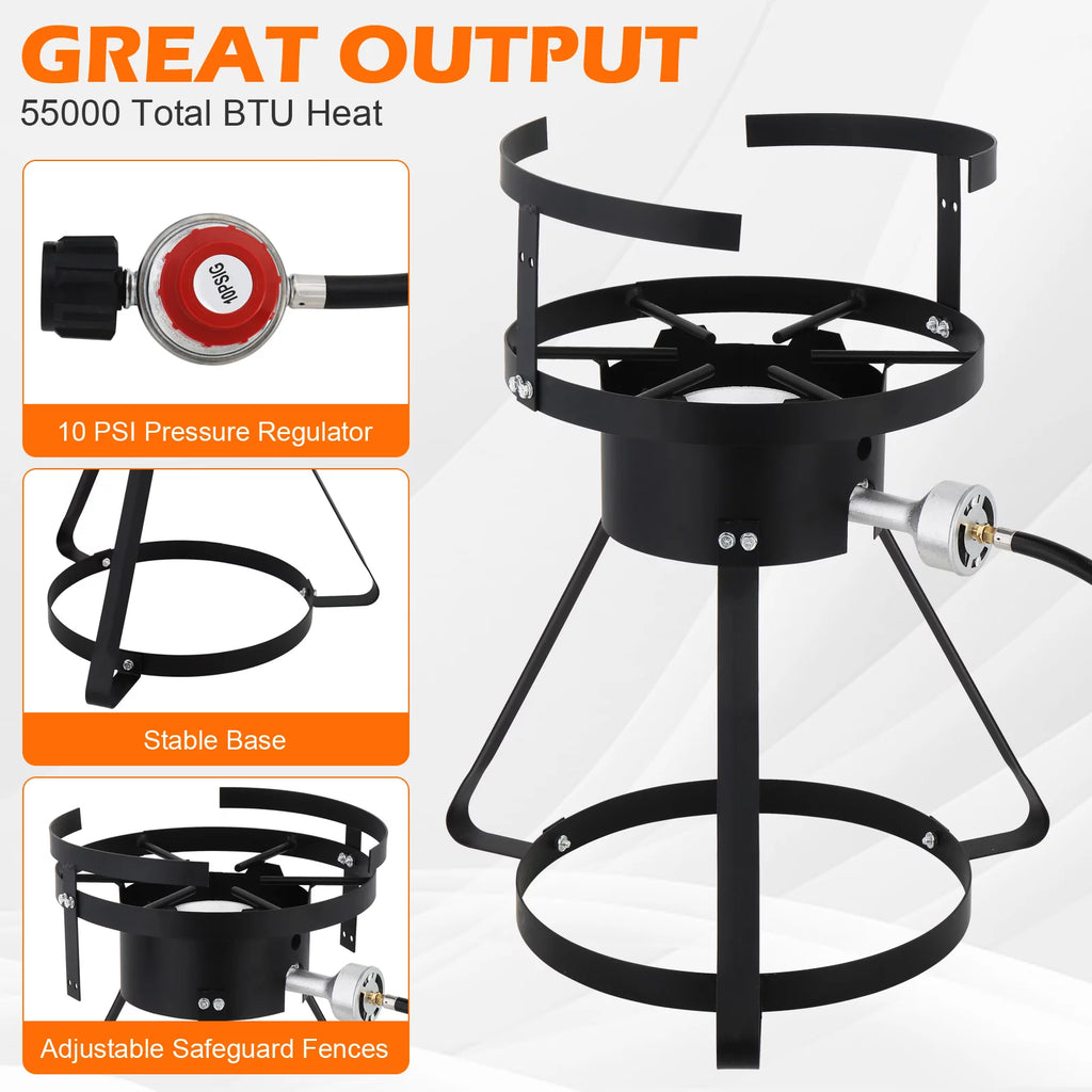 30qt Aluminum Propane Outdoor Fryer C6853