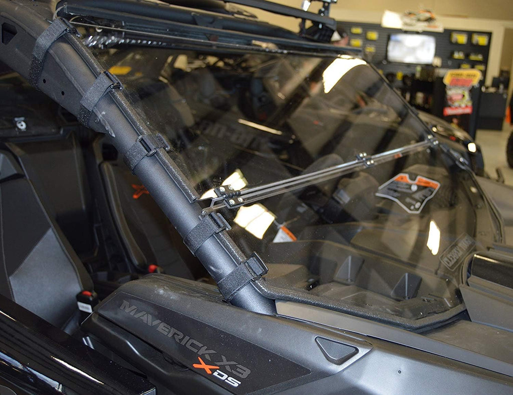 Full Folding Scratch Resistant SxS UTV Windshield F3150