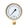 4x22 Brass Case Pressure Gauges E4298