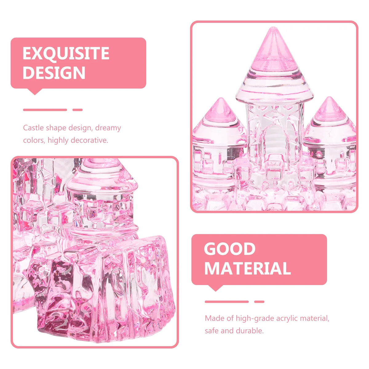 Crystal Castle Toy Princess Craft Ornament O501