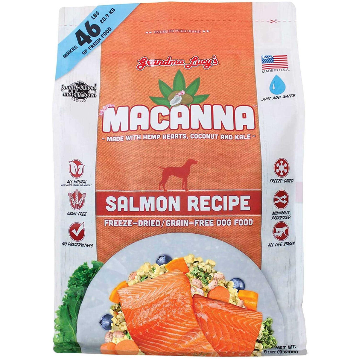 Grain Free Salmon Freeze Dried Dog Food V175954