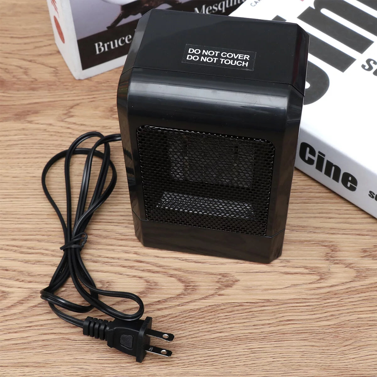 Portable Electric Heater Black V88407