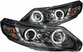 Projector Headlights with Halo Black W342247