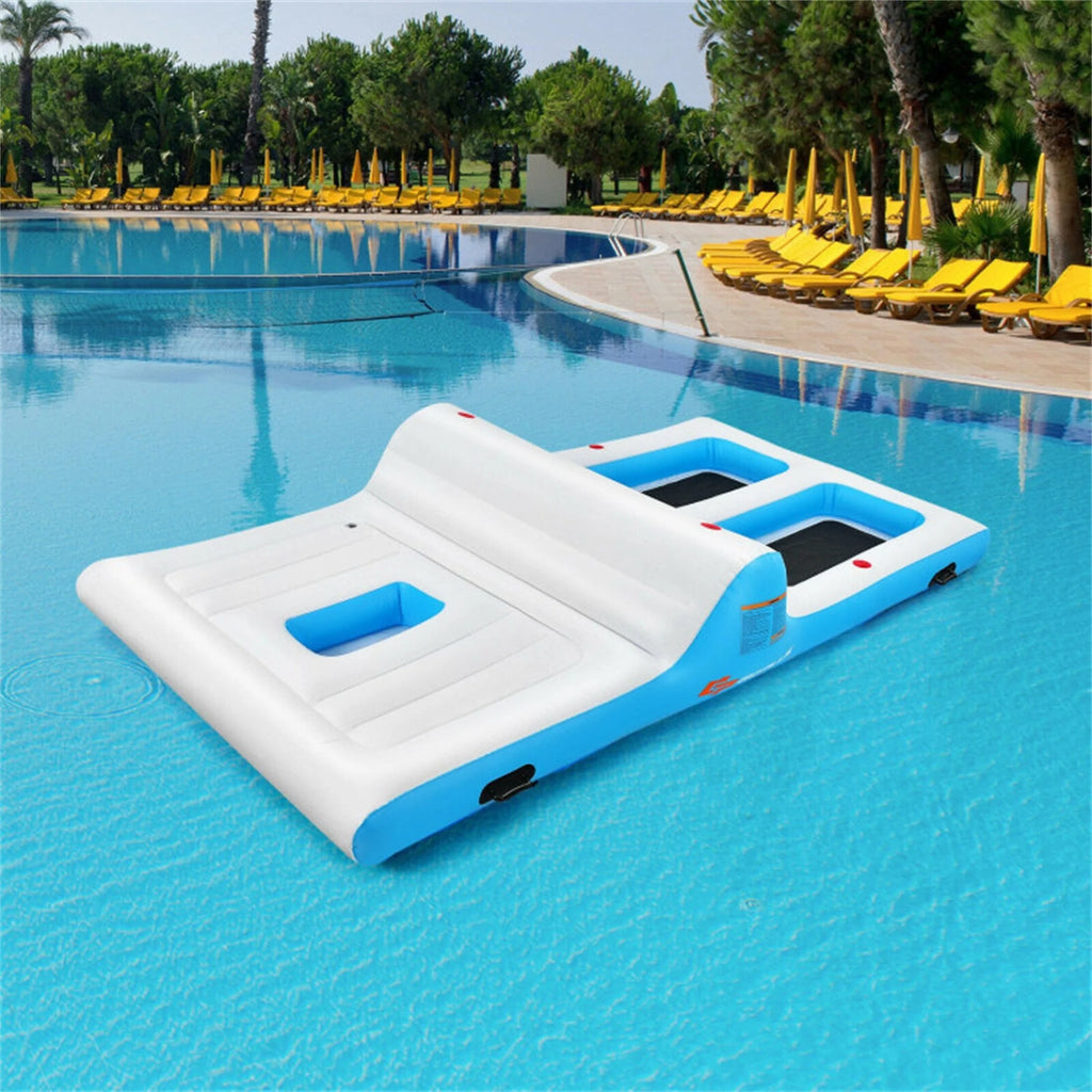 Floating 4 Person Inflatable Lounge Raft F4592